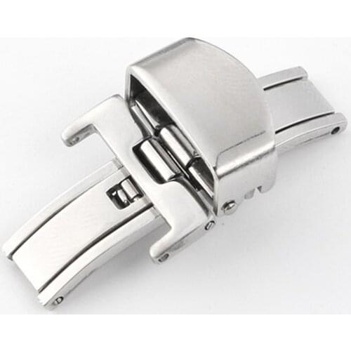 Factory direct sales of stainless steel strap connection clasp accessories stainless steel 20mm 22mm buckle watch accessories