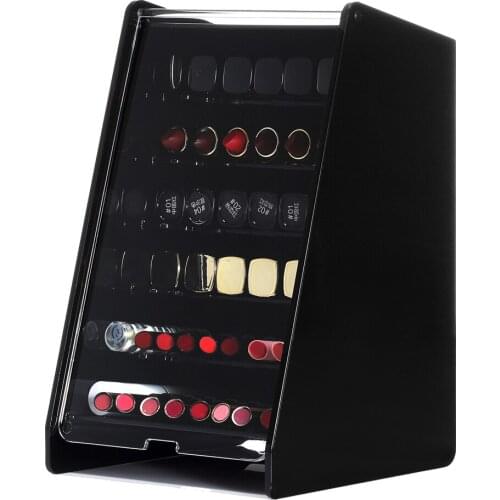 Dustproof transparent lipstick receive a case Display shelf with cover multiple large capacity mouth lips glazed eye shadow