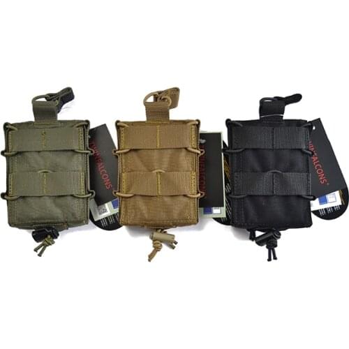 TwinFalcons Tactical Adjustable 5.56 Single Mag Pouch for M4 M16 AR Rifle CORDURA TW-M037