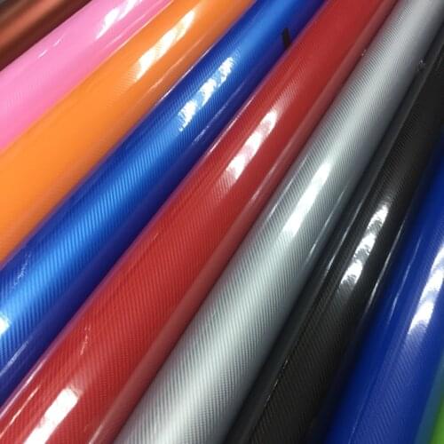 New arrival 5D carbon fiber with more colors for choice Blue red silver grey pink 5D carbon film 10/20/30/40/50/60x152CM/LOT