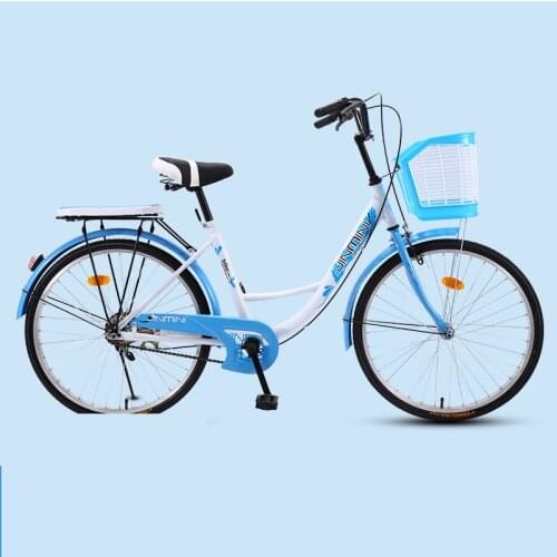 Bicycle Bike Adult Womens 26 Inch Commuter City Retro Ladies Students Grils Leisure Light Car 2019 New