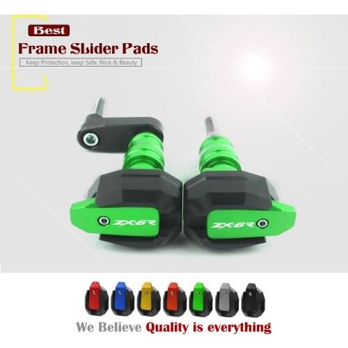 Motorcycle Falling Protection Frame Slider Fairing Guard Crash Pad Protector FOR KAWASAKI ZX6R NINJA ZX-6R ZX6R 636 2005-2008