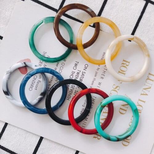 10 pcs/Batch resin introduction big-Name acid version Earrings Acrylic plate Circle ear ear ear earrings Decoration Other