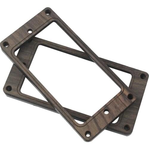 2x Rosewood Humbucker Pickup Ring Mounting Frame fits Electric Guitar