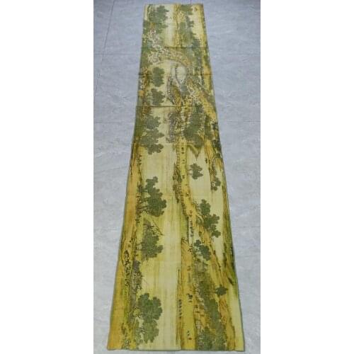 3M Super size Chinese Folk Silk Embroidery Riverside Scene at Qingming Festival Thangka Tangka Painting Mural