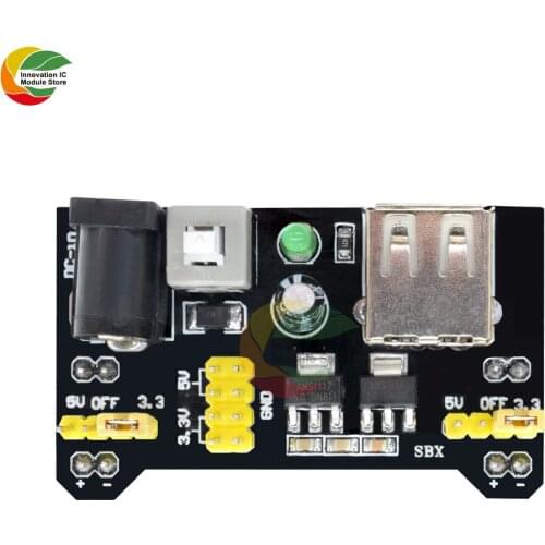 3PCS MB-102 MB102 Breadboard Power Supply Module 3.3V/5V for Arduino Solderless Bread Board DIY Voltage Regulator