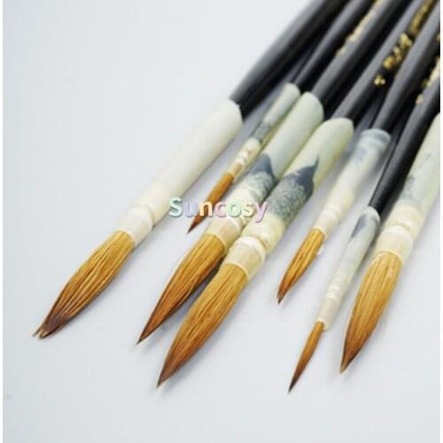 Raphael Martre Kolinsky Sable Watercolor Brush Series 16684, Fine Point for Precision Painting, Art Supplies