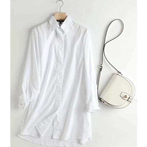 Daveanddi Womens Long Shirts