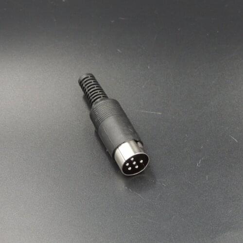 DIN 3P 4p 5p 6p 7p 8p MIDI Data Audio Cable Male Plug Solder Connector