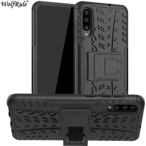 For Samsung Galaxy A70S Case Bumper TPU & PC Holder Armor Back Cover For Samsung Galaxy A70S Phone Case For Samsung A70S 6.7
