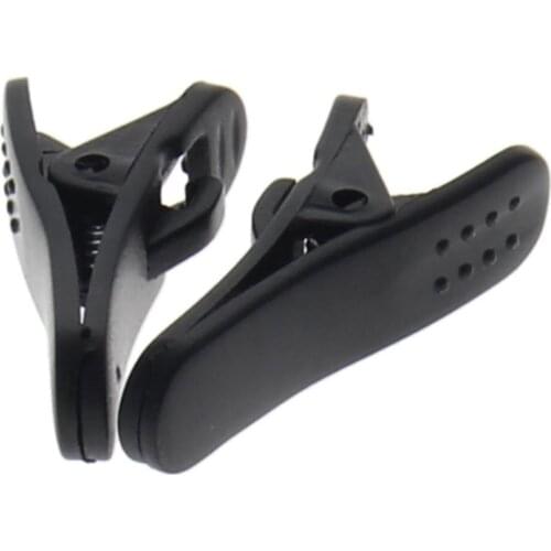 Fielect 2/5/10pcs Microphone Lavaliers Length 3.5cm Width 4.0cm Height 0.8cm Black Copper Color Metal G/H/I/J/K Different Models