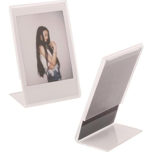 Photo Frames Film Papers Acrylic Picture Artwork Frames Transparent Mini Stand Decoration for Polaroid Mini 11/9