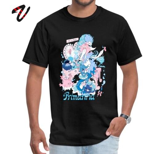 Starters family Primarina Colombia Fabric Mens Tunisia Sleeve Tops Tees Summer Summer/Autumn T-shirts 2019 Crew Neck Tee-Shirt