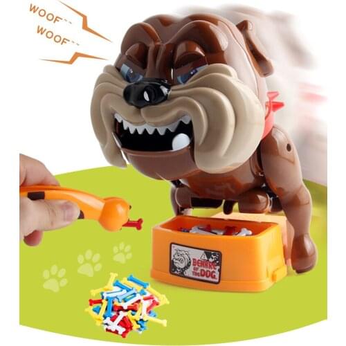 Pet Dog toy Simulation Vicious Dog Large Board Game Tricky Toy Bite Hand Vicious Dog Spoof Children Toy Interaction 2020 New