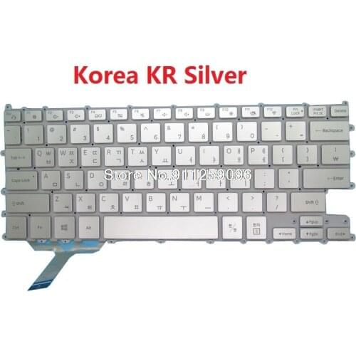 Laptop Keyboard For Samsung NP900X3T 900X3T Korea KR BA59-04277C BA59-04278B Backlit New