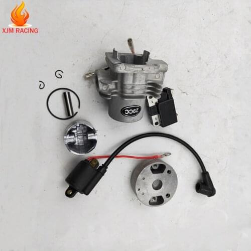 4 Hole 29cc Cylinder Kit and Ignition System Kit for RCMK HPI CY ZENOAH G290 Engines Rc Boat Parts