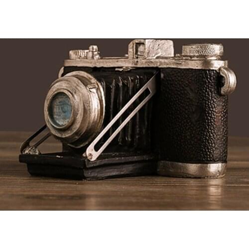 Creative camera retro furnishings handicrafts American showcase coffee shop window clothing store props antique decoration