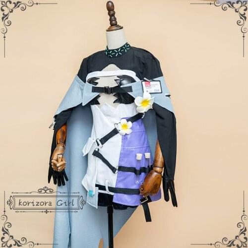 Hot Game Arknights Indigo Cosplay Costumes Halloween Carnival Fancy Party for Carnival Comic Show Costume Custom Made