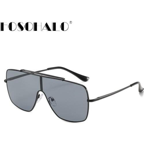 Fashion Black Oversized Square Sunglasses Women Gradient Summer Style Classic Sun Glasses Female Big Square Oculos De Sol