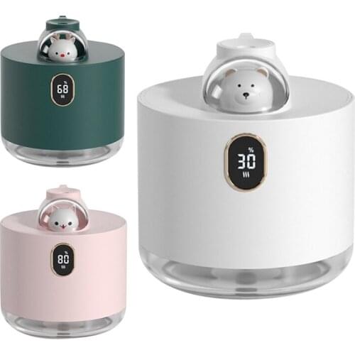 Portable Cute Cool Mist Humidifier 500Ml Water Volume USB Small Air Humidifier For Home Bedroom Office Desk Car Travel