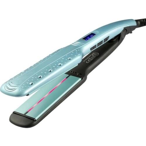 Professional Infrared Hair Straightener Straightening iron +LCD Display Hair Flat Iron
