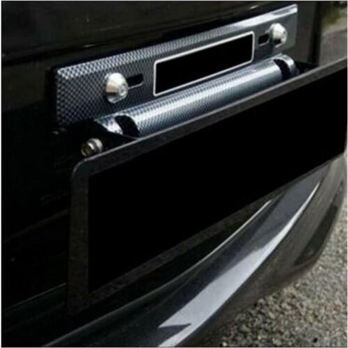 ABS Adjustable Racing Universal Car License Plate Frame accessories for ALFA ROMEO Mito 147 156 Giulietta Spider Citroen C1 C2
