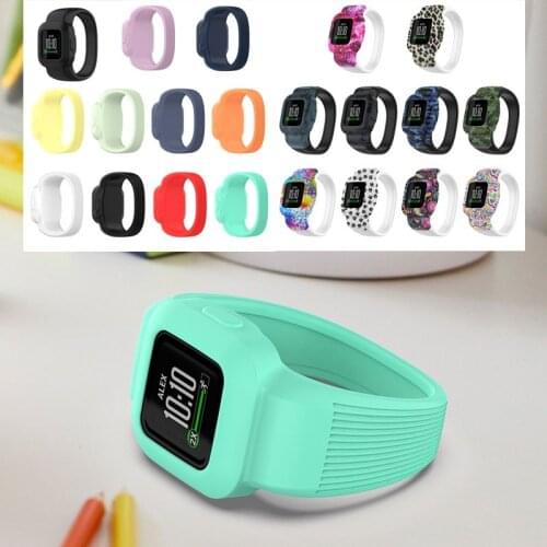 Smart Watch Strap Single-Turn Strap for Garminfit Jr3 Waterproof Sweatproof Silicone Smart Watch Protective Case Accessories