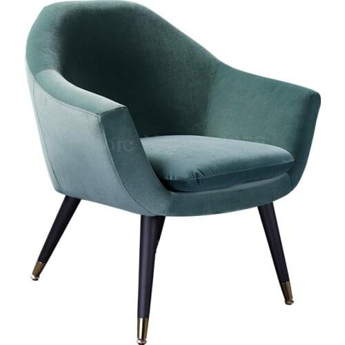 Nordic luxury single sofa beauty salon hotel cafe single chair balcony room clothing store sofa chair