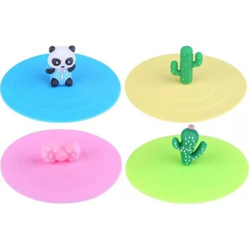 10cm Driking Cup Lid Silicone Anti-dust Bowl Cover Cup Seals Glass Mugs Cap Heat Resistant Tea Cup Lids Kitchen tools