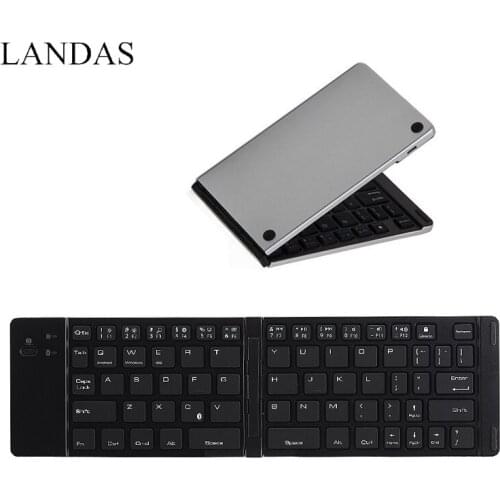 Foldable Keyboard Wireless For Phone Pocket Folding Bluetooth Wireless Keyboard PC For Android Sumsang Desktop Computer