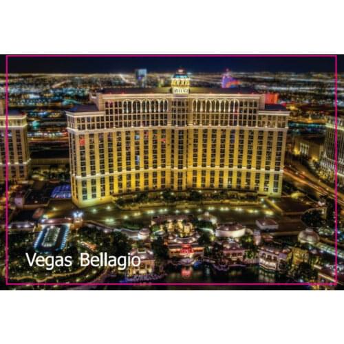 USA Travel Magnets Memorabilia , US Nevada Las Vegas Rectangle Metal Fridge Magnet 5429 Tourism Souvenir