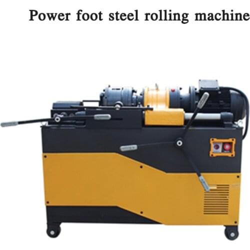 Reinforced thread rolling machine fully automatic CNC rebar straight thread round steel stripping machine threading machine