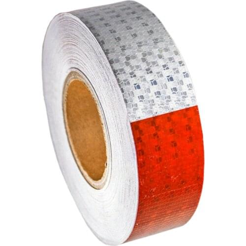 Reflective Tape Safety Caution Warning Reflective Adhesive Tape Sticker For Truck Motorcycle Bicycle Car Styling Decoration