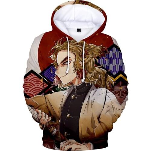 Sidno Demon Slayer Kimetsu No Yaiba 3D Hoodie Men/women Sweatshirt Spring Autumn Winter Casual Hoodies Teenage Cool Top