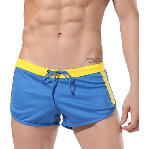 Mens Active Trunks Underwear Workout Man Jogger Boxers Short Sweatpants Board Beach Shorts Bottoms Quick Drying Underpants