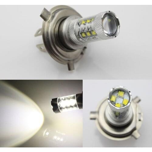 1pcs H4 80W 800LM Motorcycle LED HeadLight H/L Beam Head Lamp Bulb White