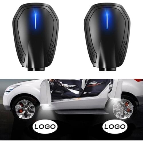 2PCS Universal LED Car Door Welcome Laser Projector Logo Ghost Shadow Night Light Courtesy Lamp Kits Car Accessories for Jeep
