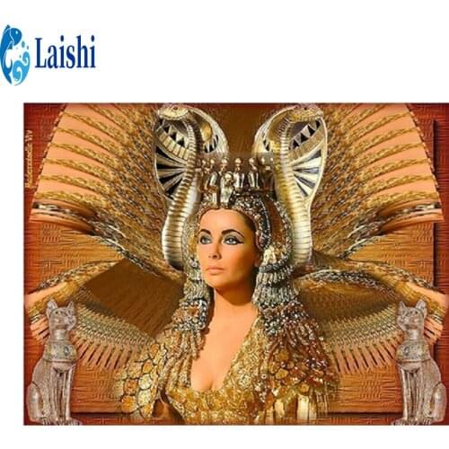 Full Diamond Painting Cleopatra Cross Stitch Mosaic 5D Diy full drill Square Round diamond 3d Embroidery Gift Home decoration