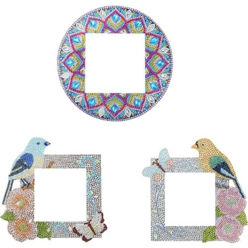 DIY Diamond Painting Stickers Diamond Painting Animal Bird Switch Stickers Bedroom Wall Decals Fashion Switch Stickers Crafts