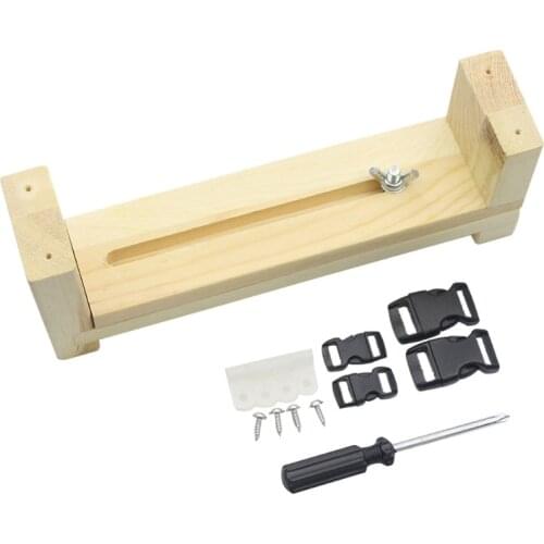 1 Set Bracelet Weaver DIY Rope Knot Wristband Maker Parachute Cord Braided Weaving Outdoor Tool Bracelet Knitting Kit