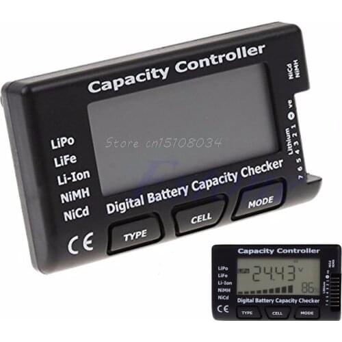 Digital Battery Capacity Checker RC CellMeter 7 For LiPo LiFe Li-ion NiMH Nicd S08 Wholesale&DropShip