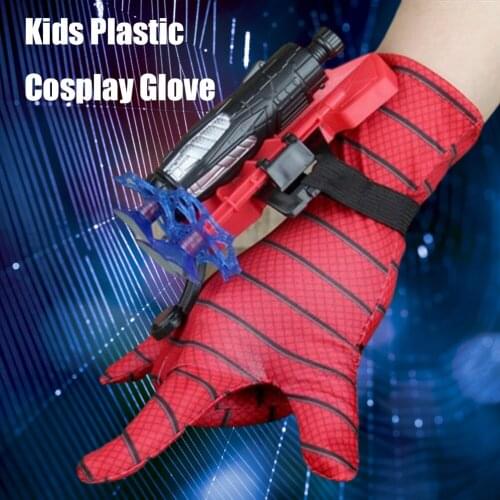 Kids Plastic Cosplay Glove Hero Launcher Wrist Toy Set Funny Childrens Educational Toys