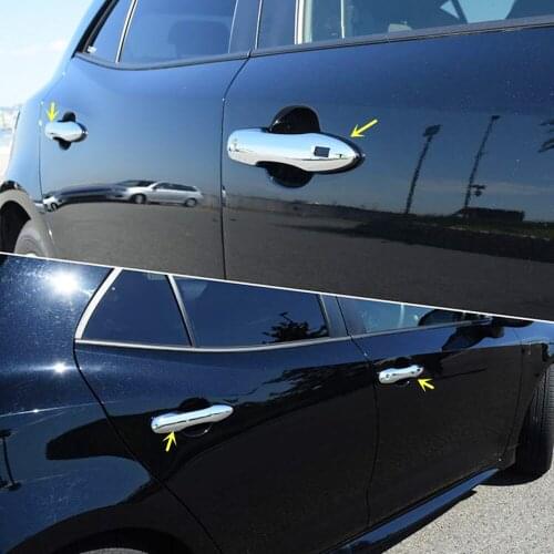 For Toyota Corolla 2019 2020 Hatchback ABS Chrome Car Exterior Door Handle Bowl Covers Trim Accessories