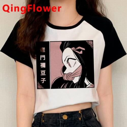 Demon Slayer Kimetsu No Yaiba Tanjirou Kamado t-shirt women casual japanese grunge couple top tees couple clothes tumblr