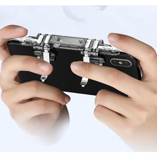 K19 Mobile Phone Gaming Trigger Smart Phone Games Shooters Controller Fire Button Aim Key