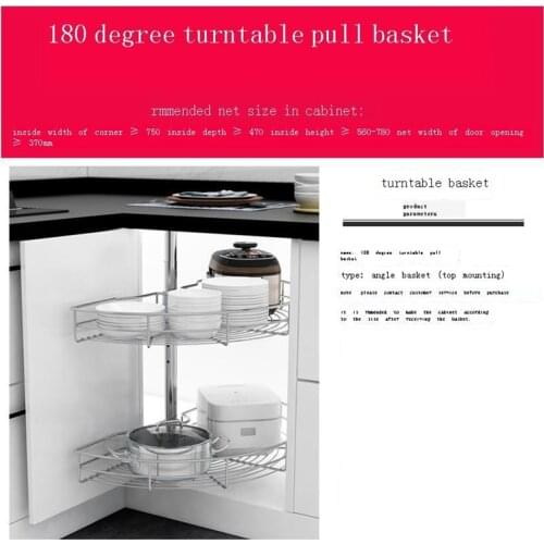 Cuisine Drawer for Cucina Keuken Mutfak Organizador Armario Cocina Stainless Steel Rack Organizer Kitchen Cabinet Basket