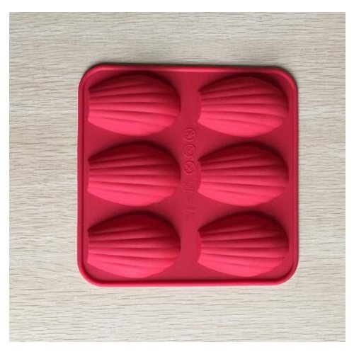 New 6 cavity shell shape Madeleine cake mold silicone bakeware fondant cake chocolate mold resin clay craft mould