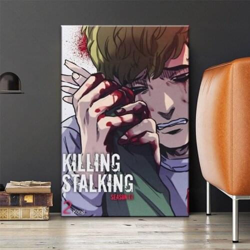 Comic Book Poster Anime Poster Killing Stalking Poster Decorative Art Living Room Modern Family Bedroom Decor Posters