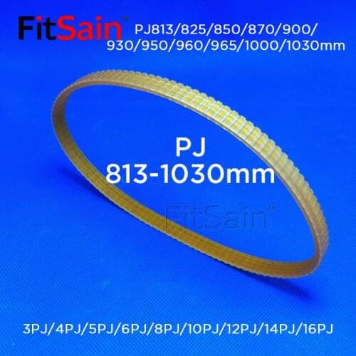 FitSain-PJ813/825/850/870/900/ 930/950/960/965/1000/1030mm V-ribbed belt Multi wedge PJ Belt pulley