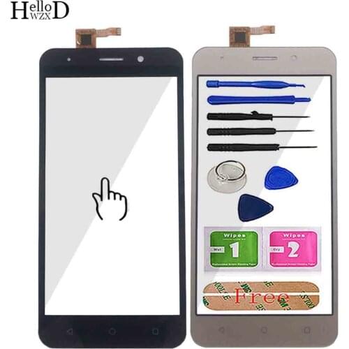 Mobile Touch Screen Front Glass For Inoi 2 / Inoi 2 Lite Digitizer Panel Touch Screen TouchScreen Tools 3M Glue Wipes